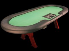 nbc heads up poker table dimensions